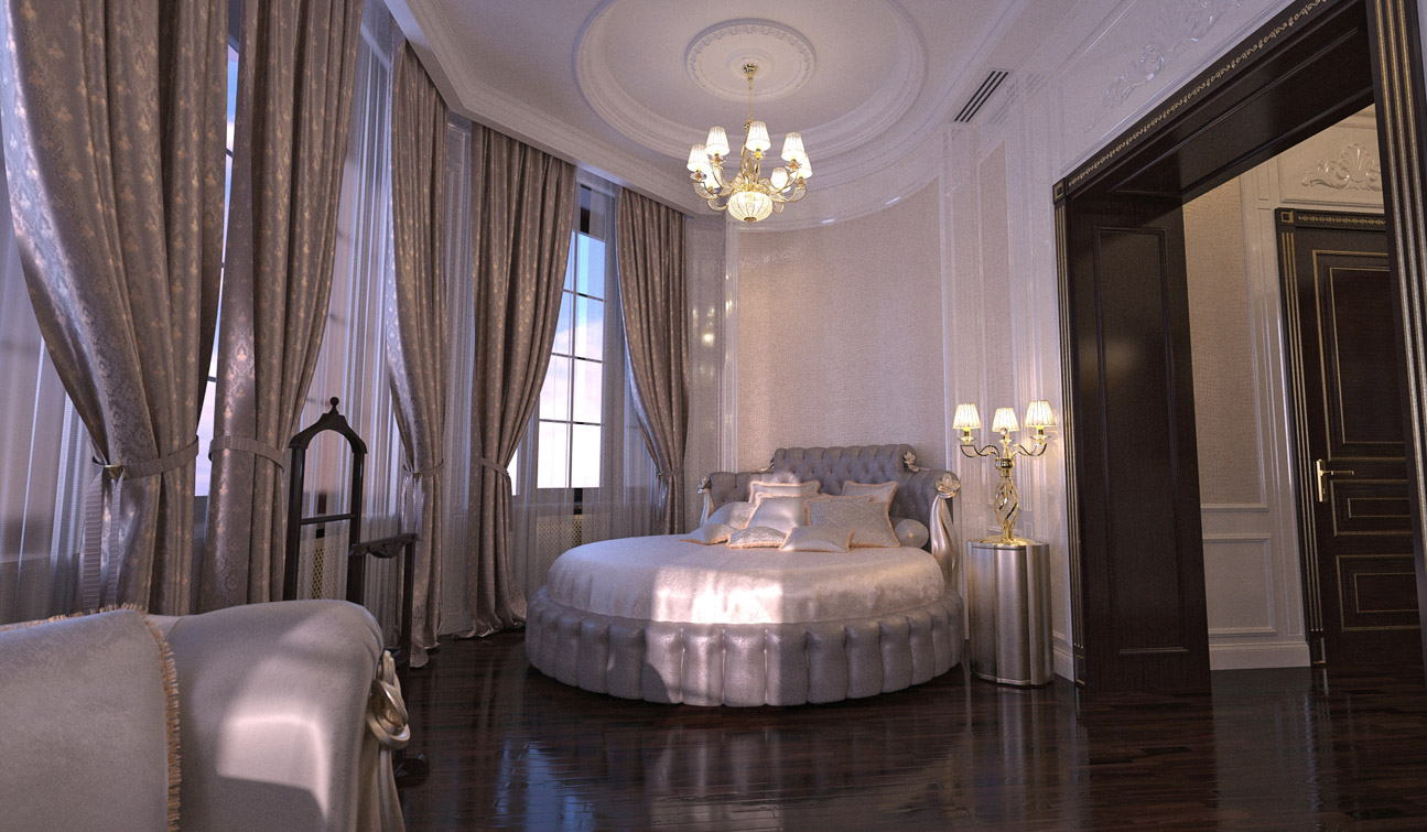 Роскошный дизайн интерьера гостевой спальни в стиле Арт-Деко - изображение № 2